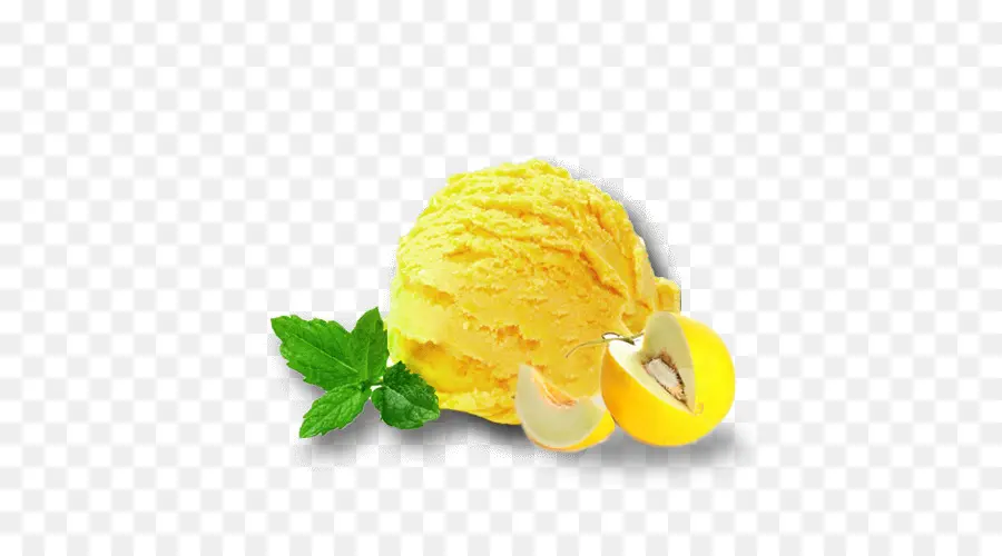 Glace Jaune，Dessert PNG