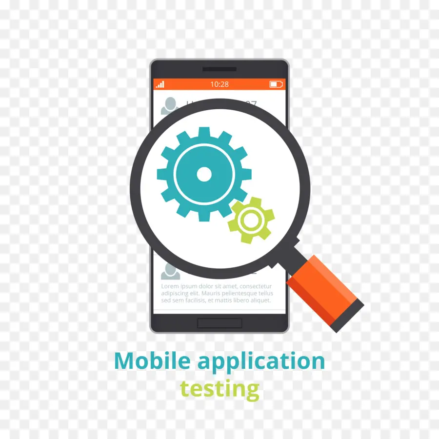 Test D'applications Mobiles，Loupe PNG