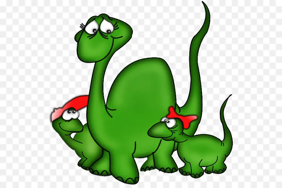 Dinosaures Verts，Dinosaures PNG