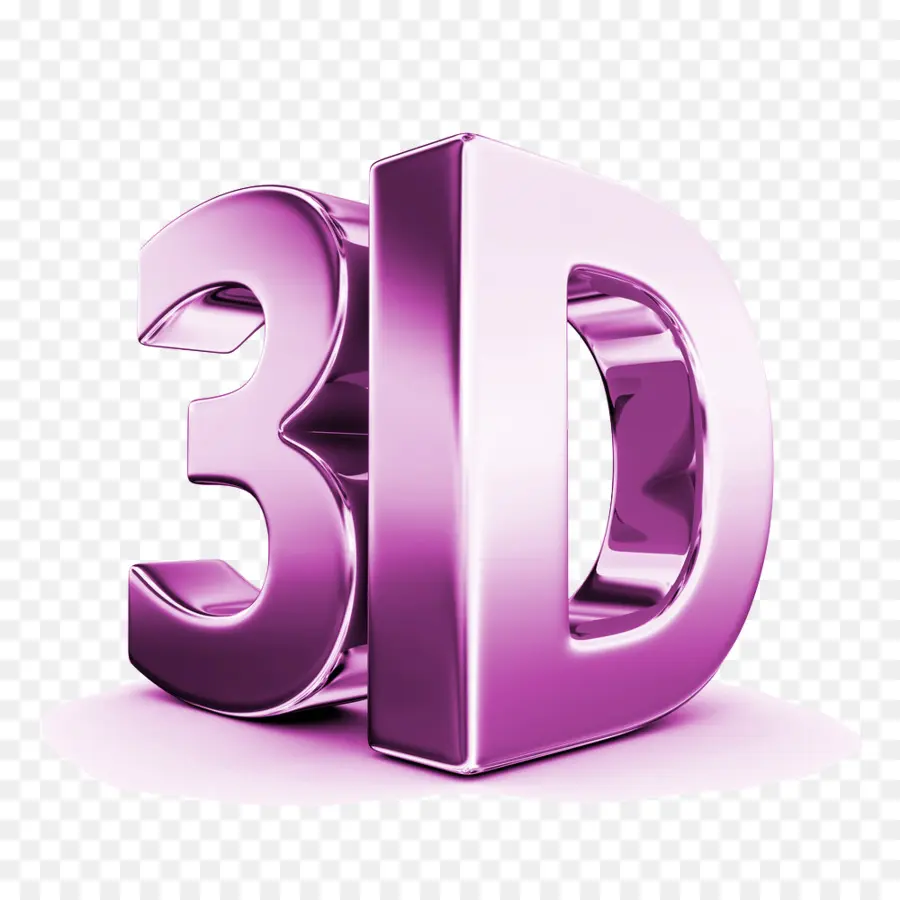 Texte 3d，Violet PNG