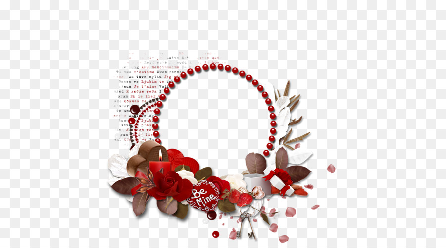 Couronne Décorative，Fleurs PNG