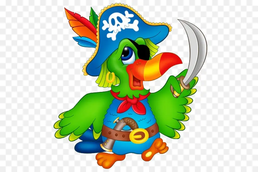 Perroquet Pirate，Oiseau PNG