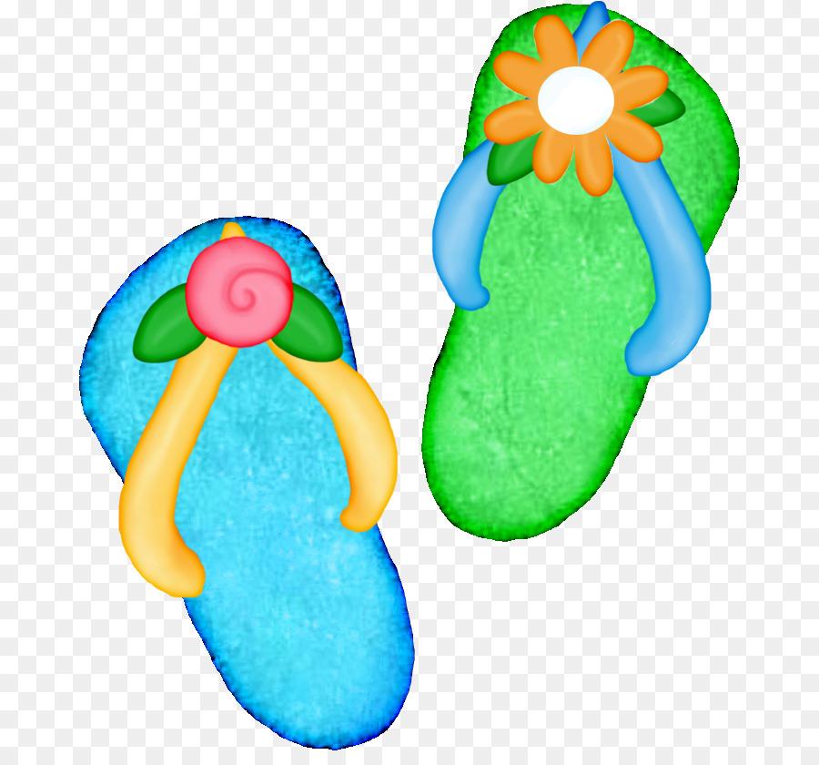 Tongs Colorées，Sandales PNG