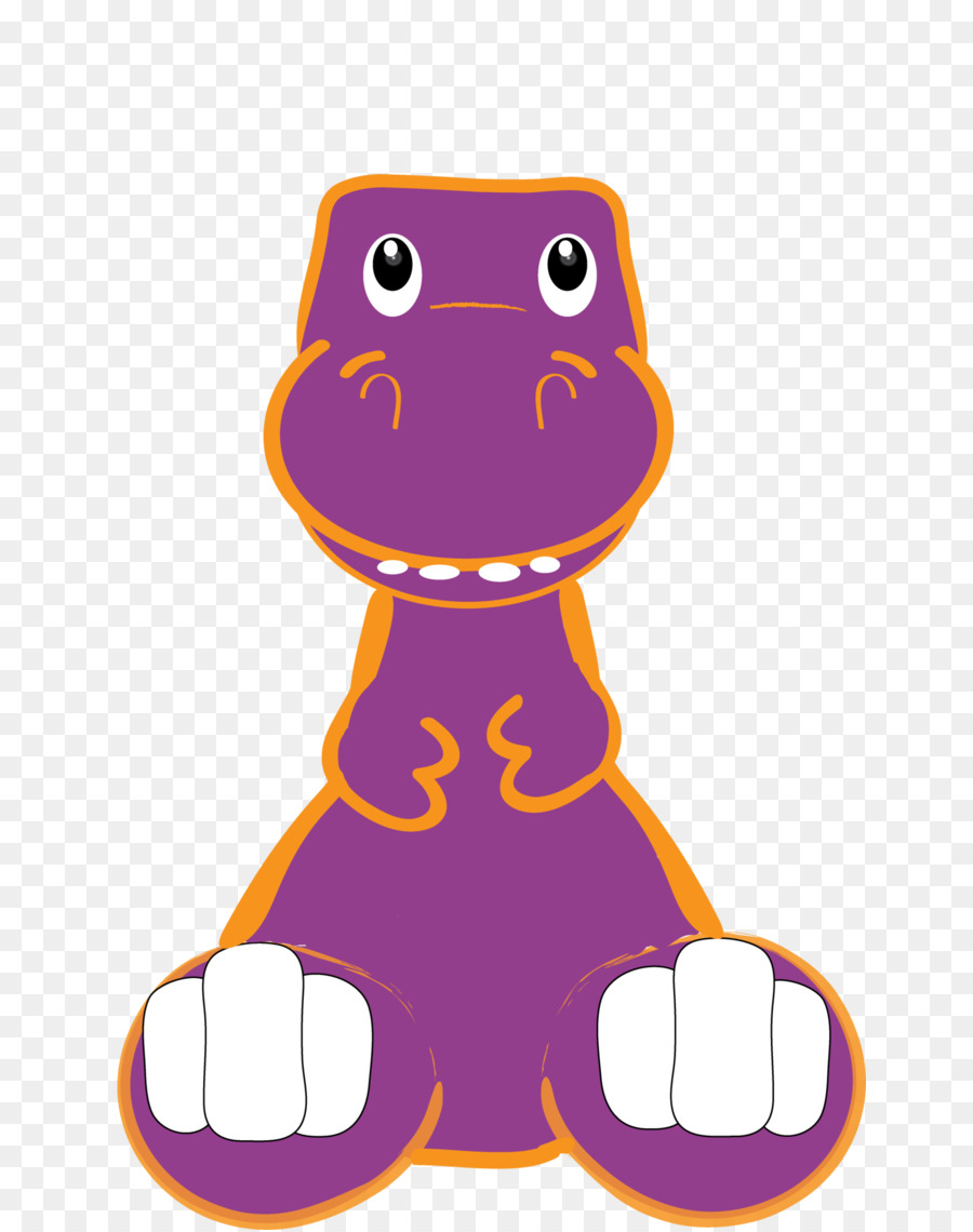 Dinosaure Violet，Dessin Animé PNG