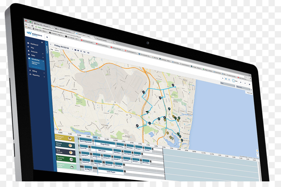 Systèmes De Navigation Gps，Gestion Des Services Sur Le Terrain PNG