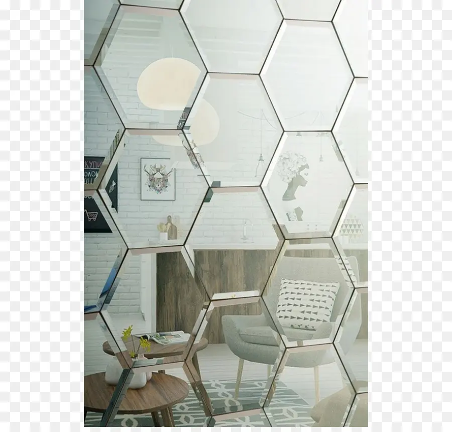 Miroirs Hexagonaux，Miroirs PNG