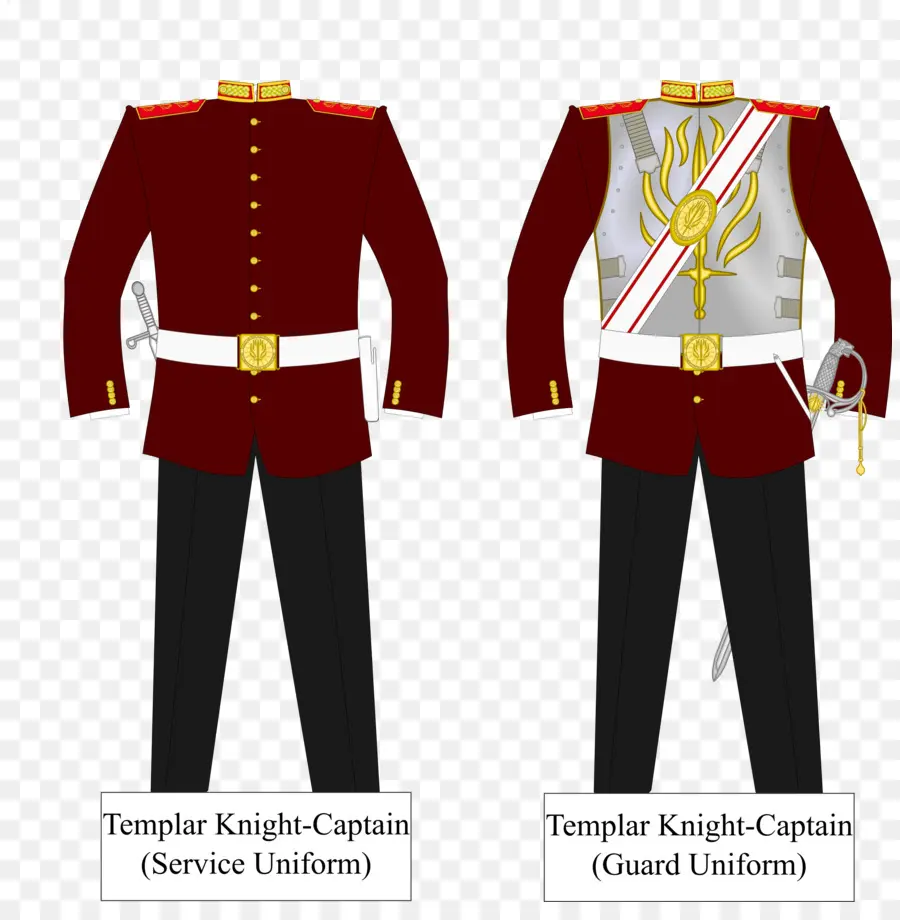 Uniformes Des Templiers，Uniforme PNG