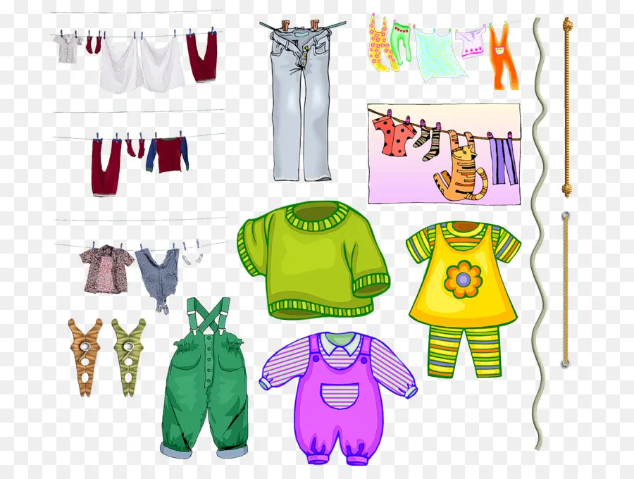 Vêtements Pour Enfants，Lessive PNG