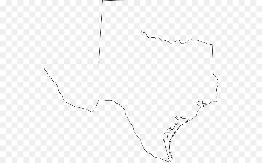 Texas，Carte De Vecteur PNG