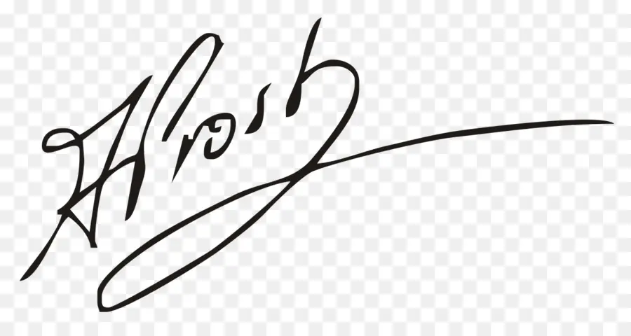 Signature，Autographe PNG