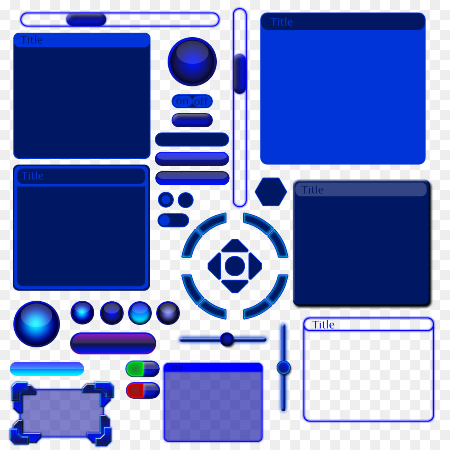 Console De Jeux Portable Accessoire，Bleu De Cobalt PNG