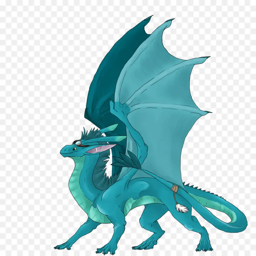 Dragon Bleu，Ailes PNG