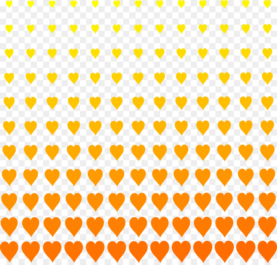 Motif Coeur Dégradé，Cœurs PNG