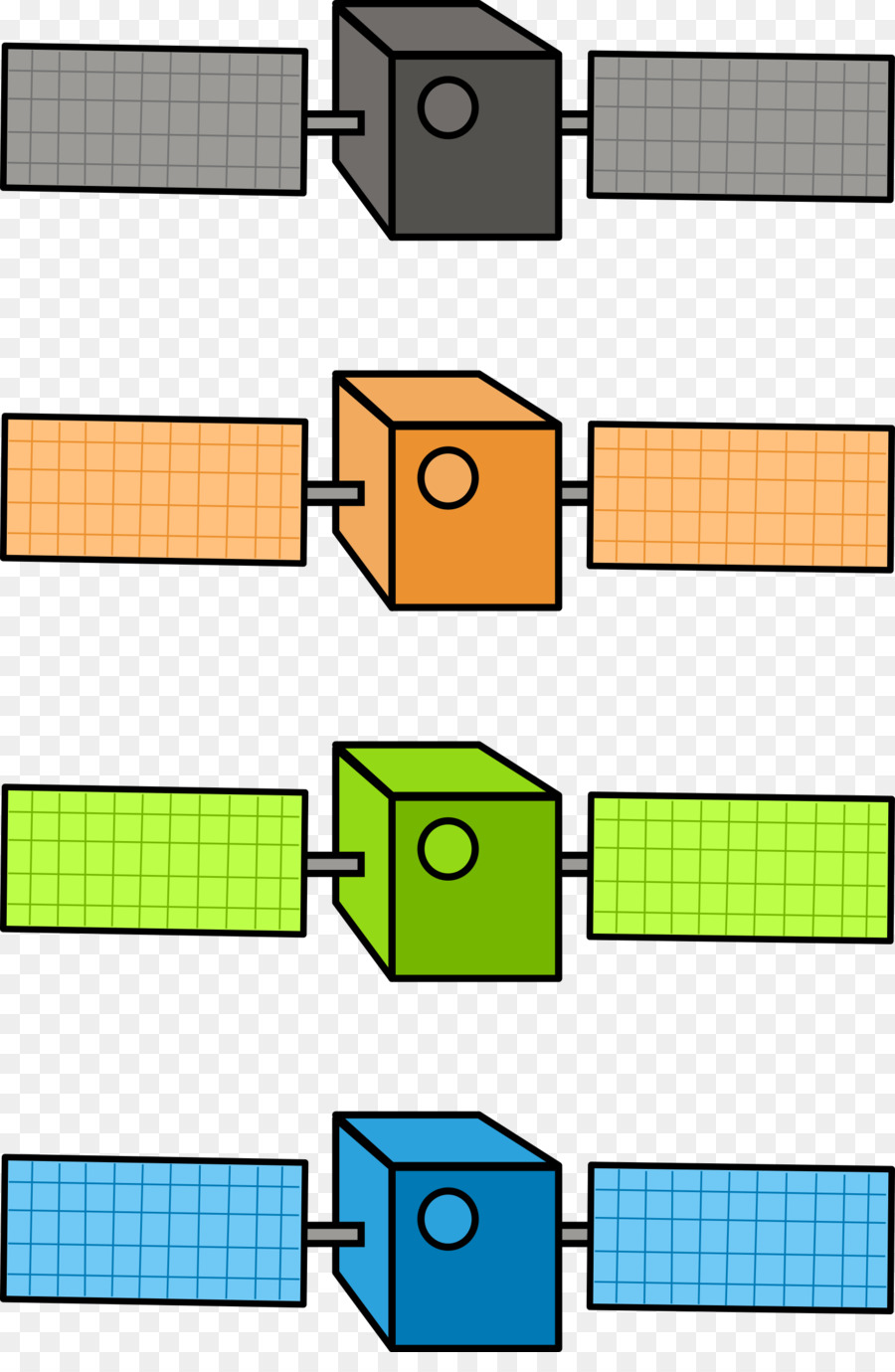 Satellite，Satellite Gps Blocs PNG