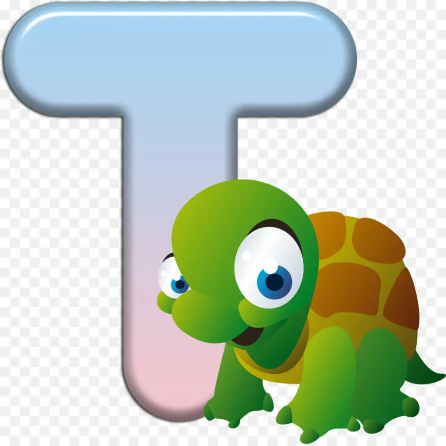 Tortue，Lettre T PNG