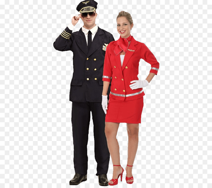 Pilote Et Hôtesse De L'air，Uniforme PNG