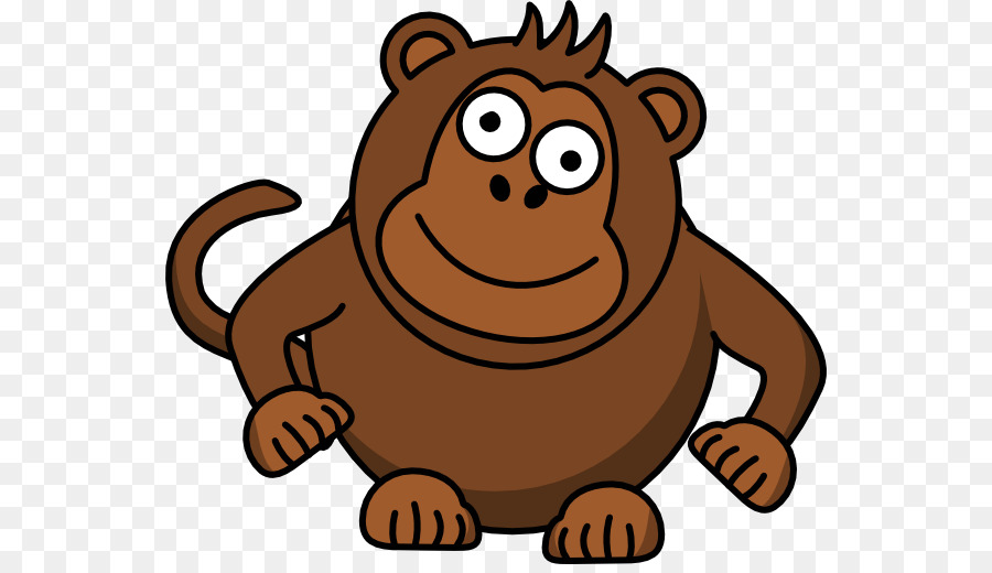 Singe De Dessin Animé，Mignon PNG