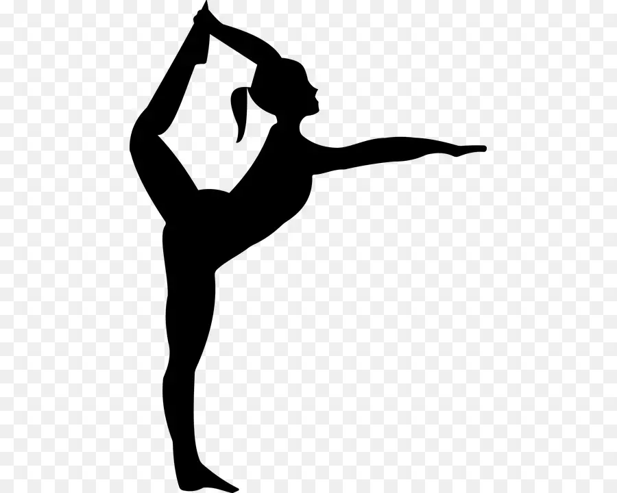 Pose De Yoga，Silhouette PNG