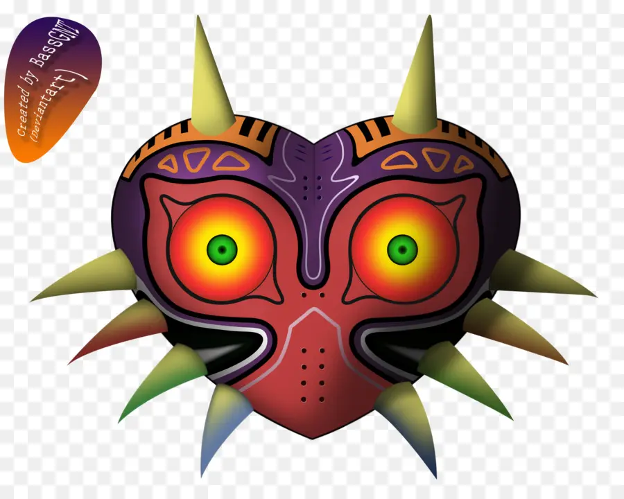 Masque Coloré，Affronter PNG