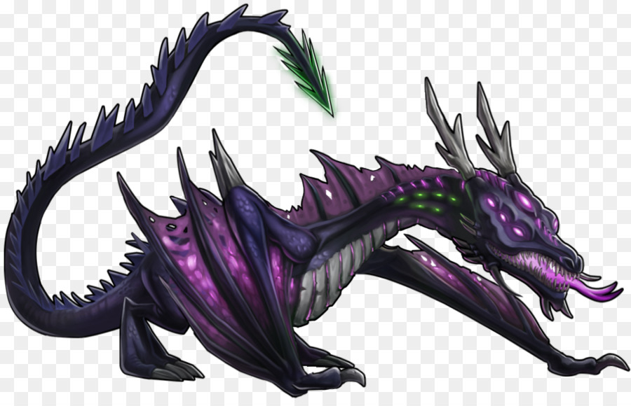 Dragon Violet，Ailes PNG