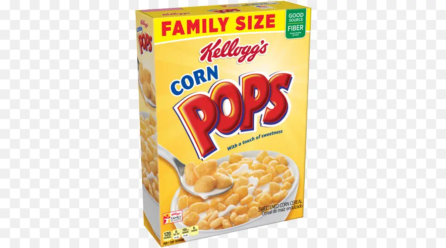 Céréales Corn Pops Format Familial，Maïs PNG