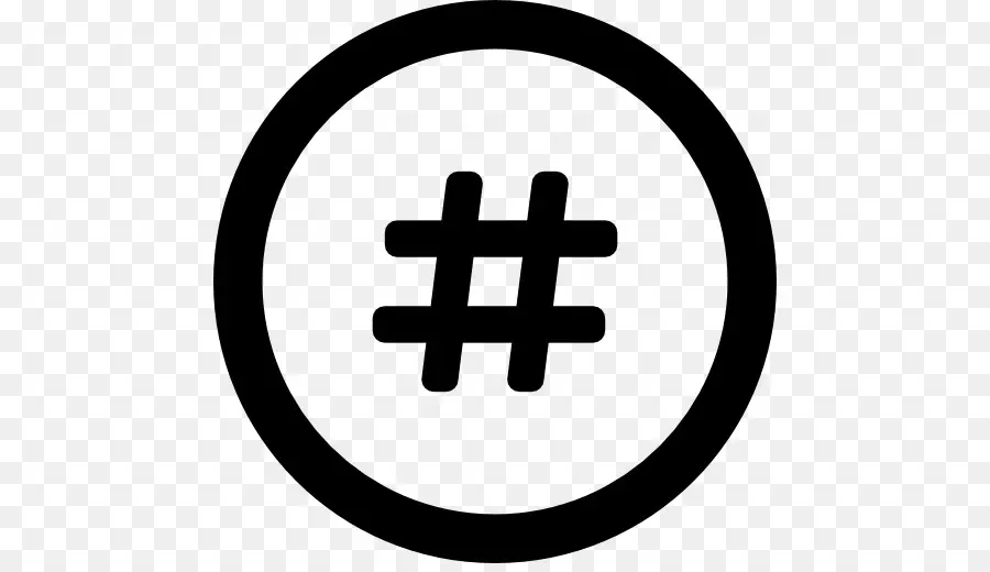 Hashtag，Cercle PNG