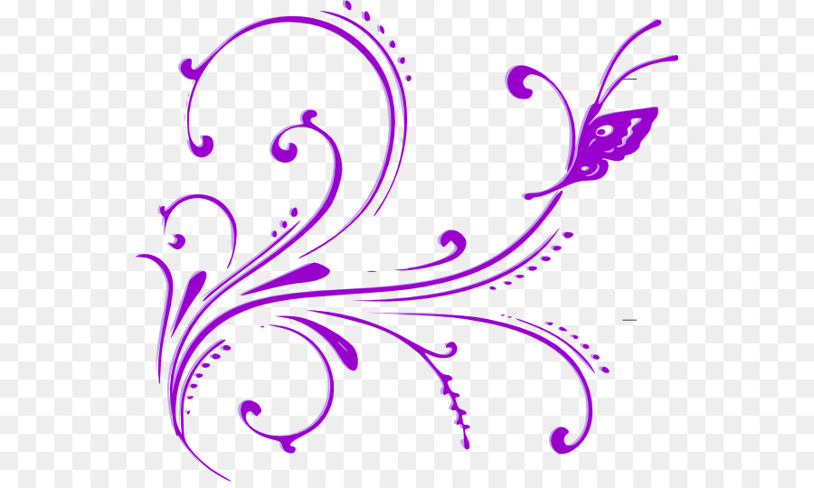 Griffonnage Floral，Fleur PNG