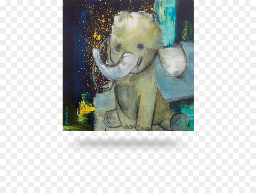 Peinture D'éléphant，Art PNG