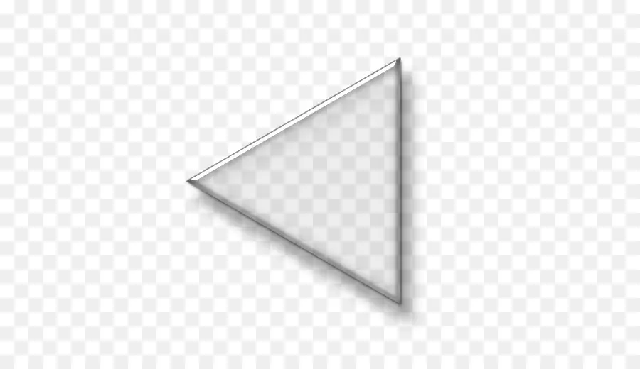Flèche，Triangle Blanc PNG