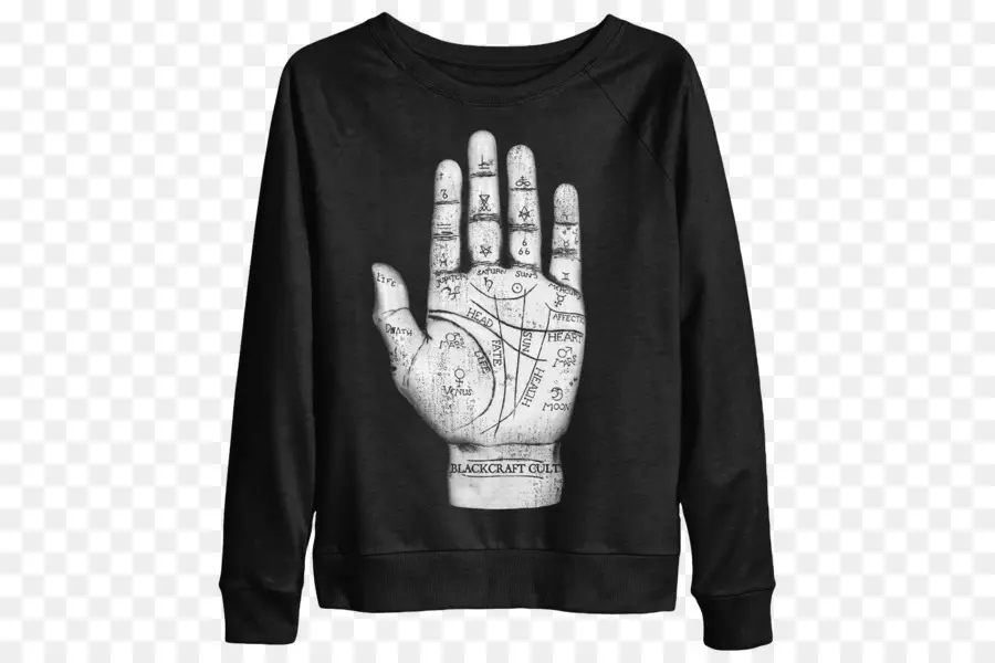 Main De Chiromancie，Sweat Shirt PNG