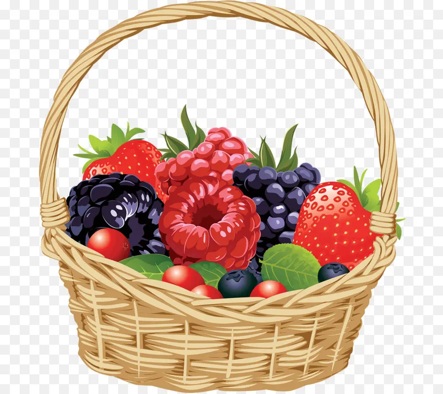 Corbeille De Fruits，Panier PNG