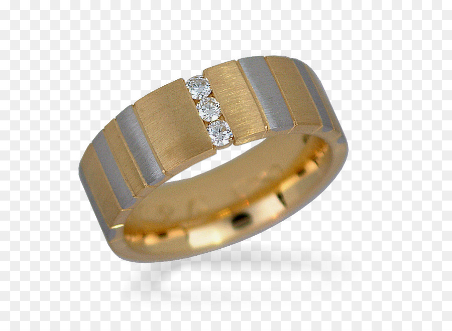 Bague En Or，Diamant PNG