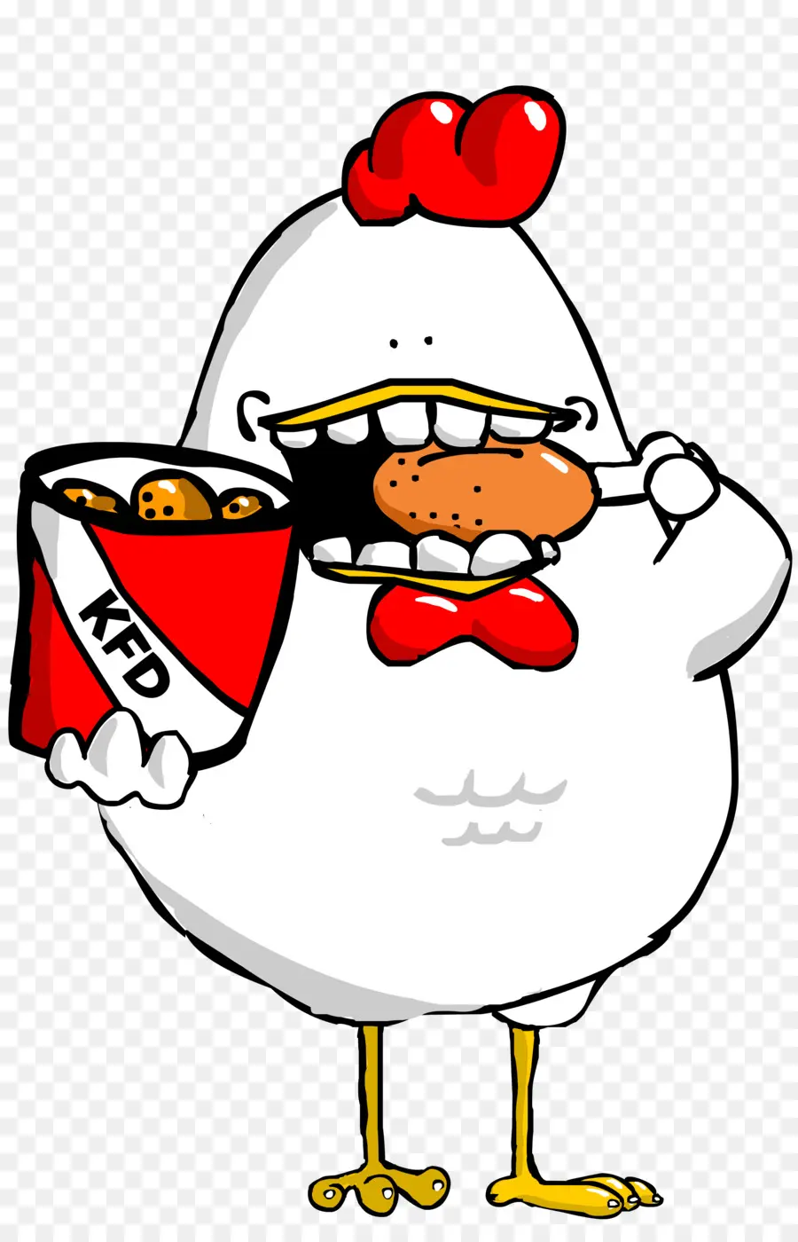 Poulet De Dessin Animé，Nourriture PNG