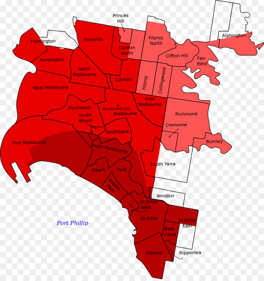 La Ville De Melbourne，Ville De Yarra PNG