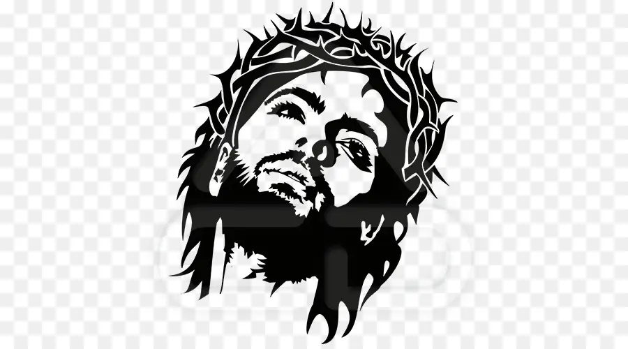 Sainte Face De Jésus，La Couronne D épines PNG