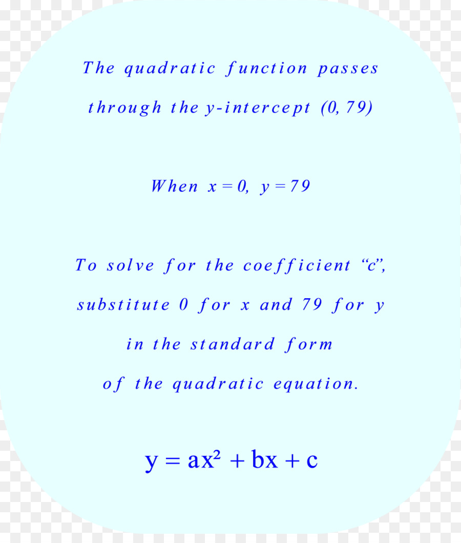 Fonction Quadratique，équation Du Second Degré PNG