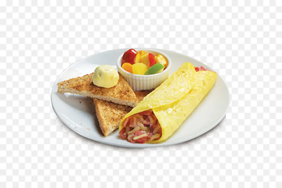 Omelette，Jambon Et Fromage Sandwich PNG