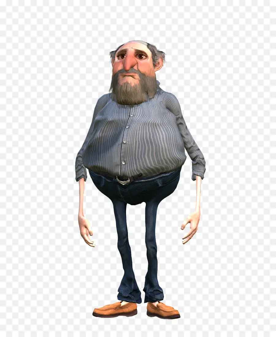 Personnage Animé，Barbe PNG