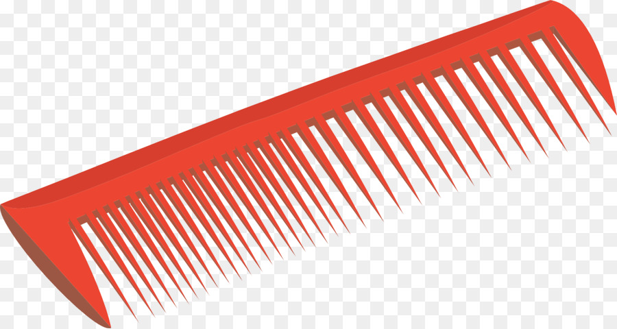 Peigne Rouge，Cheveux PNG