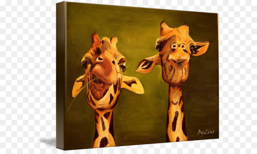 Girafes，Peinture PNG