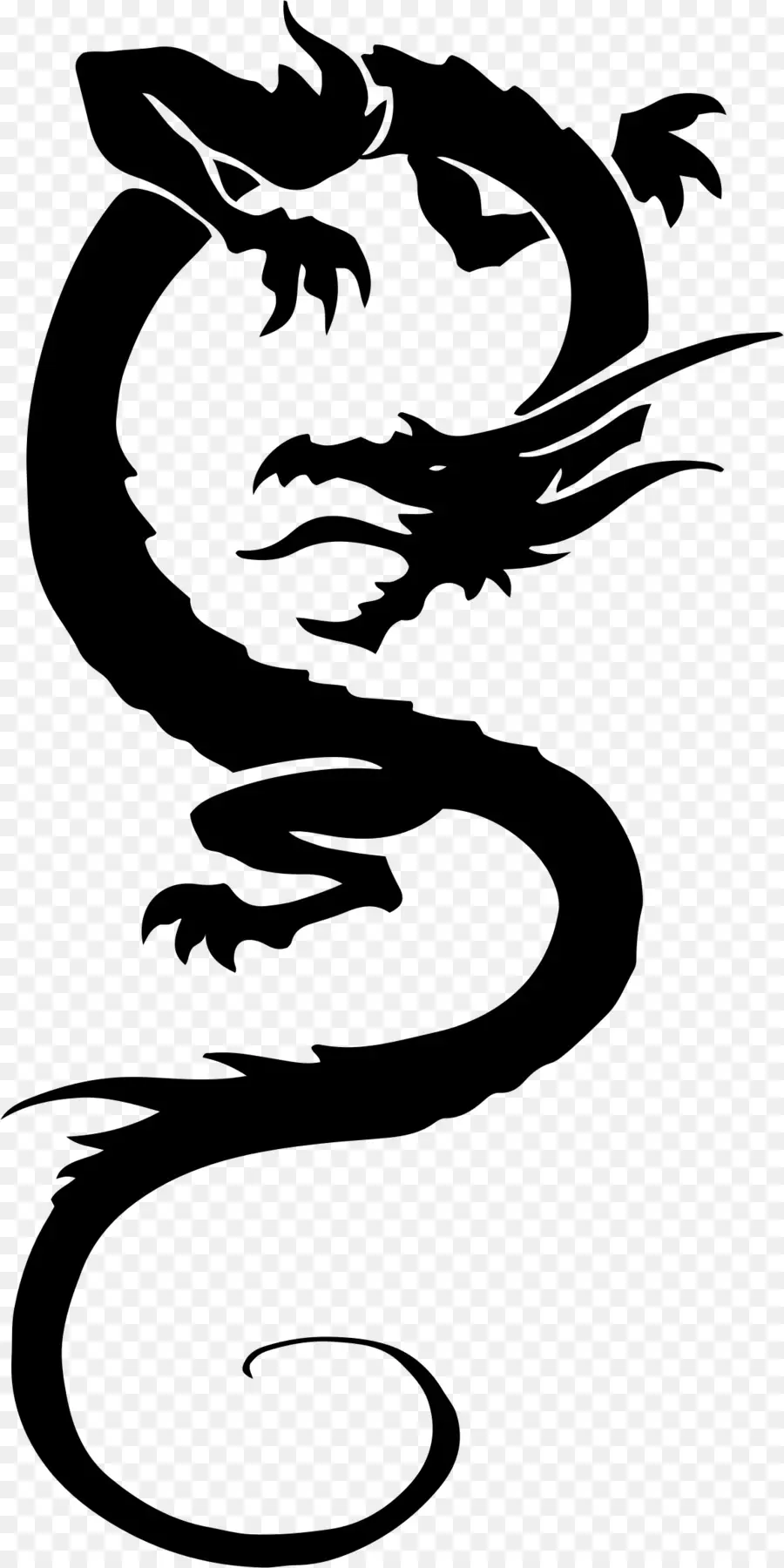Tatouage，Dragon Chinois PNG