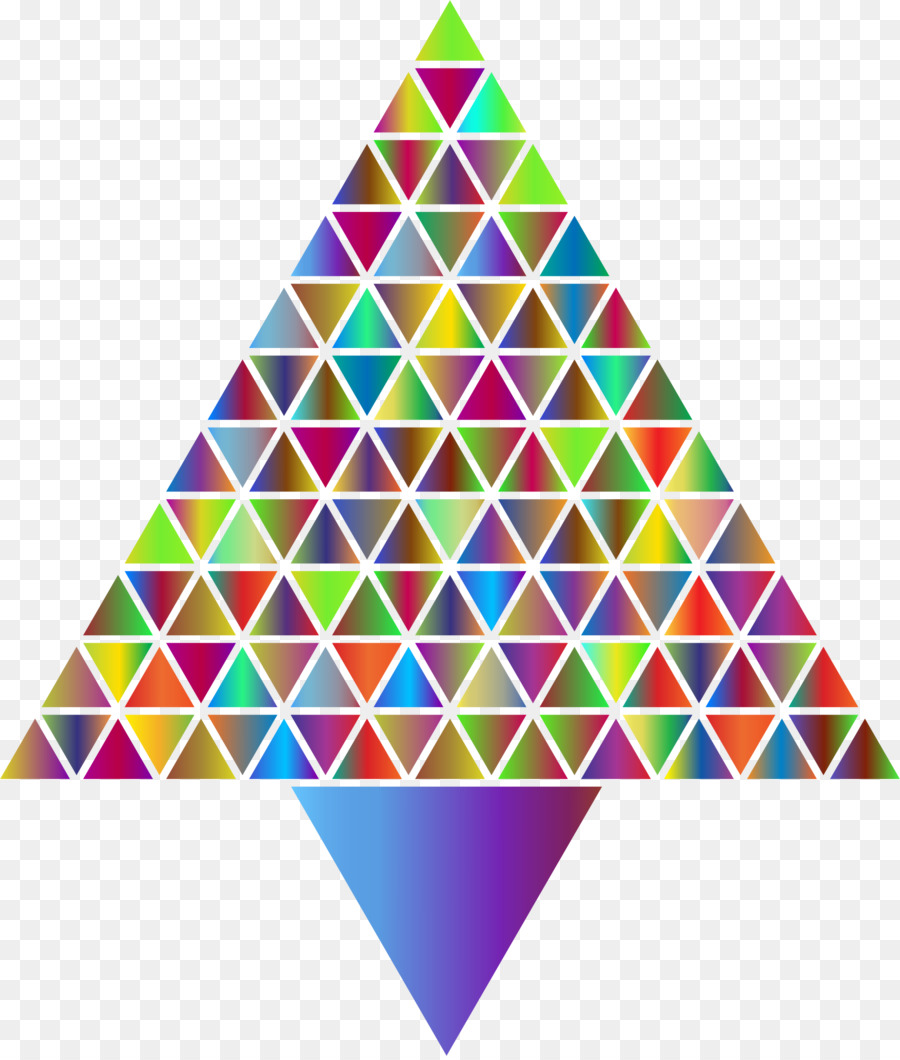 Triangles Colorés，Formes PNG