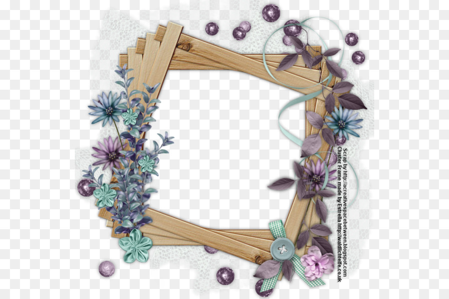 Cadre Photo，Fleurs PNG