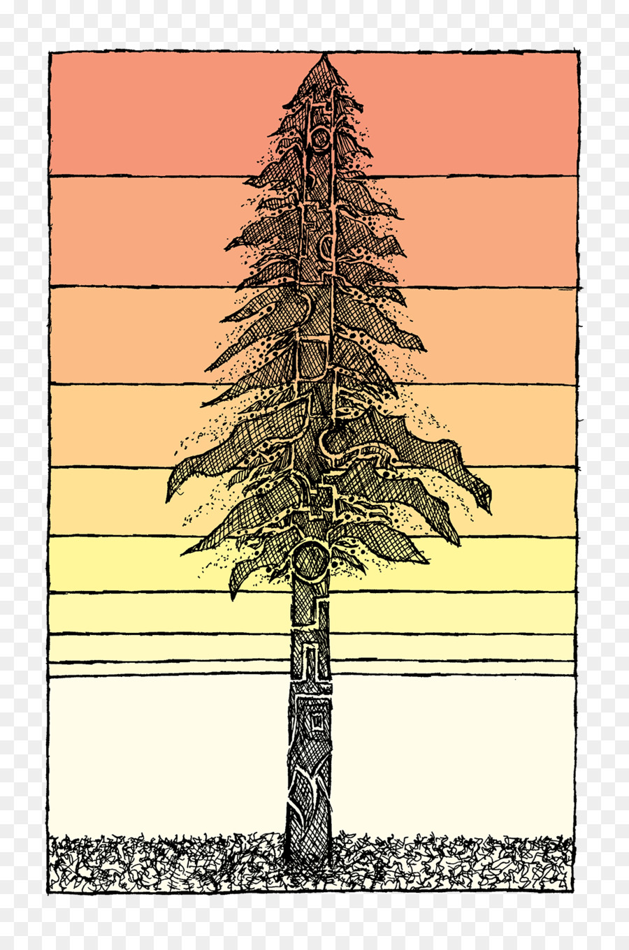 Illustration De L'arbre，Nature PNG