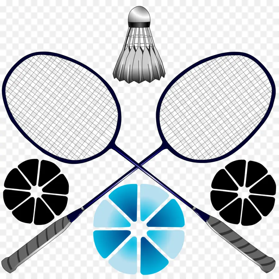 Ensemble De Badminton，Raquettes PNG