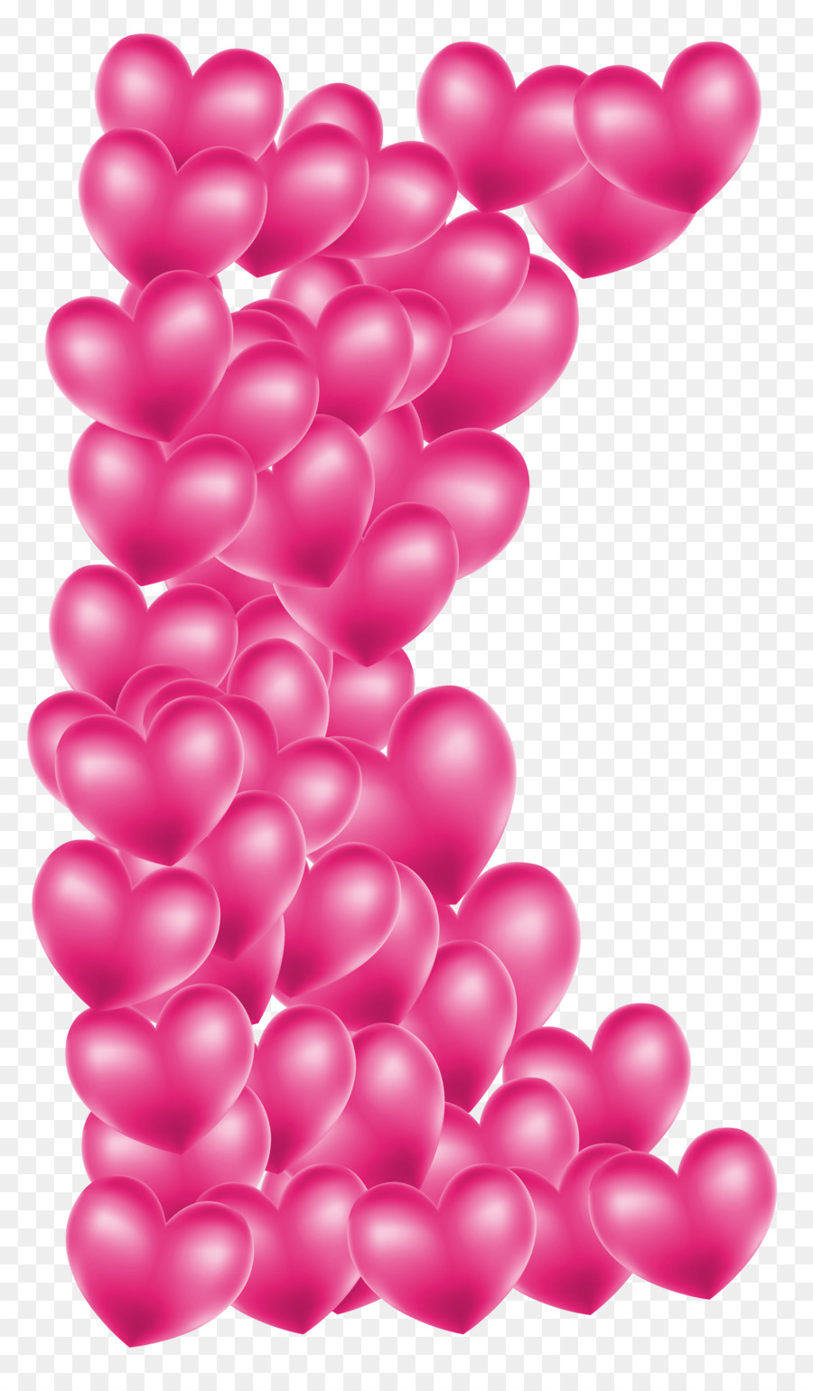 Ballons Coeur，Amour PNG