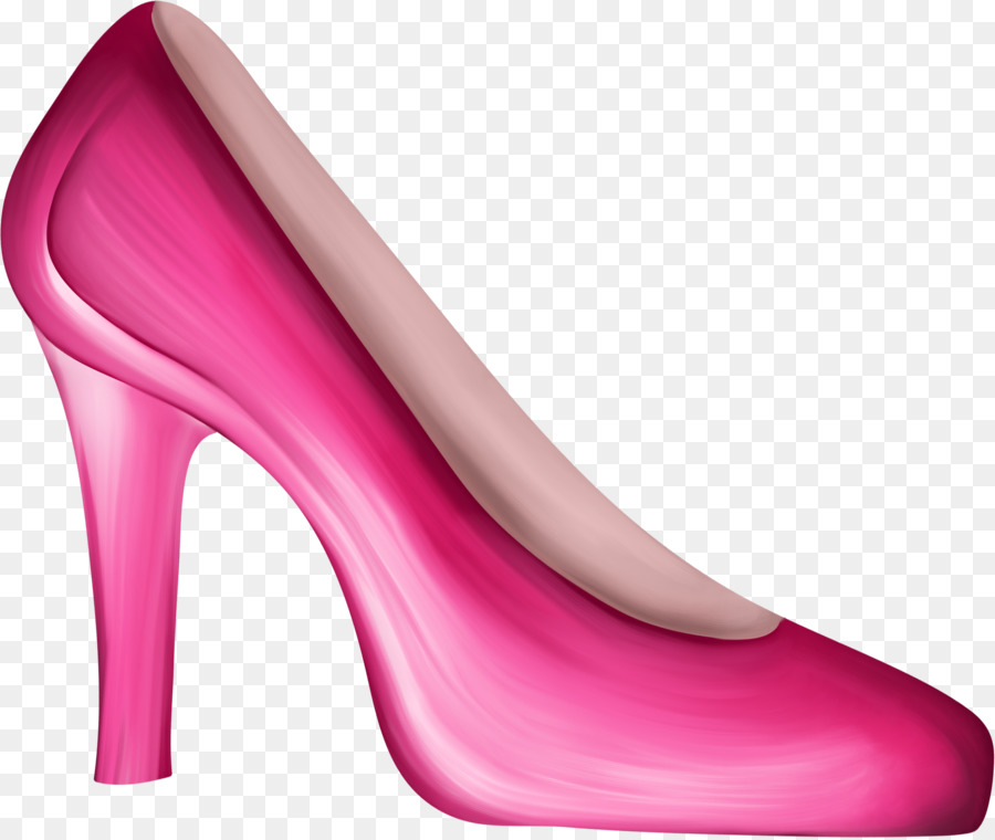 Talon Haut Rose，Chaussure PNG