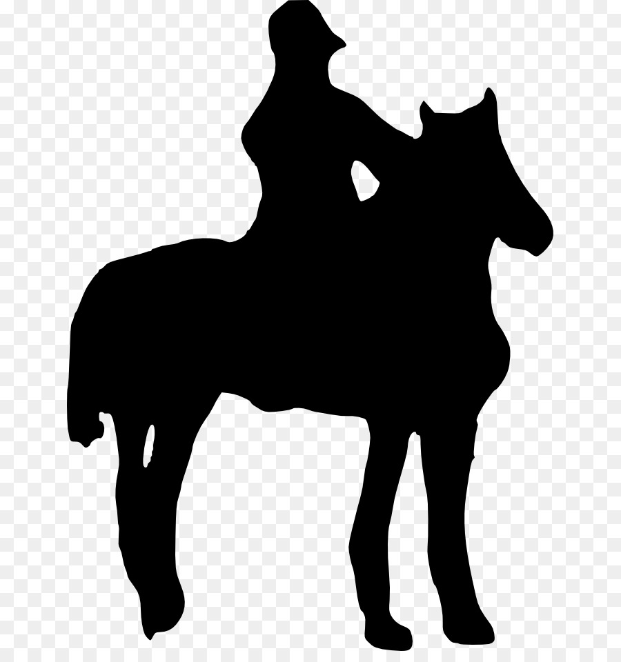 Silhouette，Cheval PNG