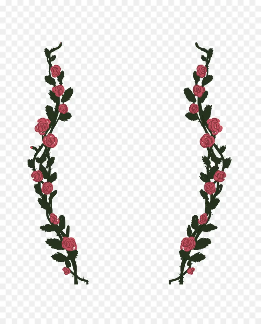 Vignes Roses，Fleurs PNG