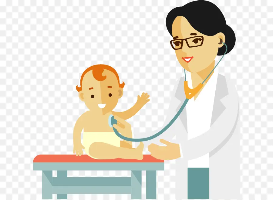 Bébé Et Docteur，Stéthoscope PNG